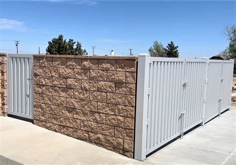 trash enclosure metal gate maker near me|trash enclosure gates.